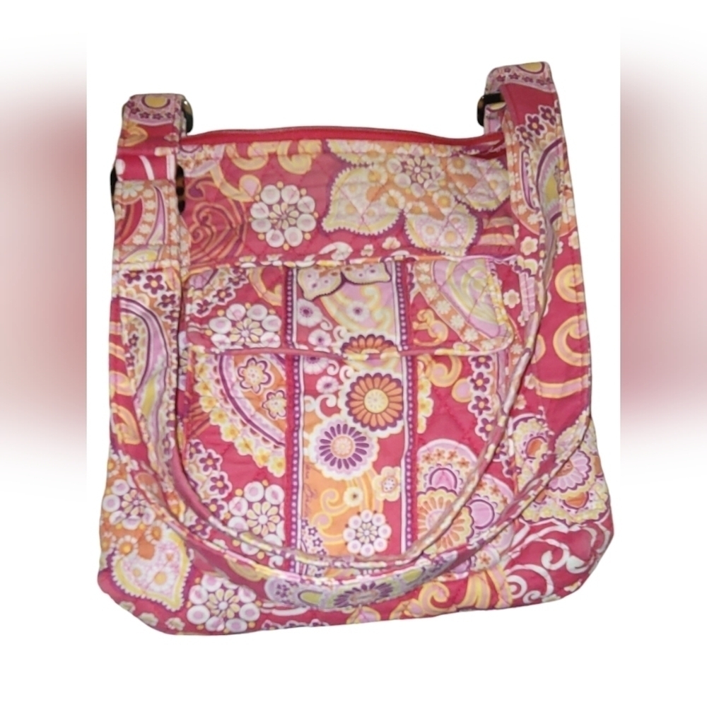 Vera Bradley Hipster Raspberry  Fizz Crossbody Bag